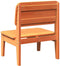 vidaXL - Tuinstoelen - 2 - st - 60x52,5x72 - cm - massief - grenenhout - wasbruin
