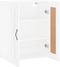 vidaXL - Wandkast - 69,5x34x90 - cm - bewerkt - hout - wit