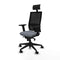 Bureaustoel met hoofdsteun Piqueras y Crespo 2D066N1 Grijs