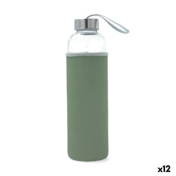 Quid Quidate - Waterfles - Glas 600 ml - Groen (12 Stuks)