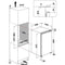 Bauknecht BKSI 9GF2 - Inbouw koelkast met vriesvak - 97 liter koelruimte 13 liter vriesvak - Energieklasse E - Geluidsniveau 35 dB - Afmetingen 86.6 x 54.5 x 54.5 cm
