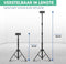 Serve Tablet Standaard - Tripod Statief - Draagtas & Bluetooth Remote - Aluminium - Zwart