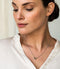 TI SENTO Dames Ketting - 925 zilver - Zilver geel verguld - Maat 42 - 3915SY