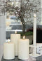 Luxe LED kaars -Crème LED Candle 7,5 x 15 cm - net een echte kaars! Deluxe Homeart