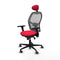 Jorquera Piqueras y Crespo 3D036G1 - Bureaustoel met hoofdsteun - Verstelbare hoogte en armleuning - Rood