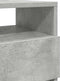 vidaXL - Nachtkastje - met - 2 - lades - 40x33x60 - cm - betongrijs