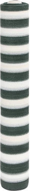 vidaXL - Privacynet - 75 - g/m² - 2x50 - m - HDPE - groen - en - wit