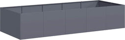 vidaXL - Plantenbak - 200x80x40 - cm - staal - antracietkleurig