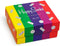 Happy Socks - Pride Giftbox - 2-pack met kleurrijke sokken - zwart/oranje/groen/geel/paar