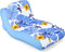 Bestway Luxury fabric lounge - Luchtbed met rugleuning en bekerhouder - Blauw