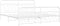 vidaXL - Bedframe - met - hoofd- - en - voeteneinde - metaal - wit - 200x200 - cm