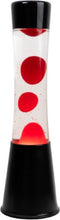 Fisura Lavalamp Zwart Met Rode Lava