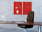Sigel glasmagneetbord - ARTVERUM - hoogglans rood - 60x40cm - frameloos - SI-GL122