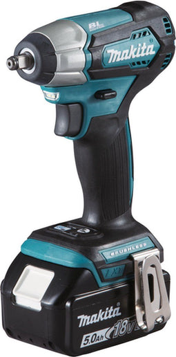 Makita DTW180RTJ 18V Li-Ion accu slagmoersleutel set (2x 5,0Ah) in Mbox - 180Nm - 3/8" - koolborstelloos