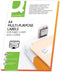 Klevende etiketten Q-Connect KF10662 Wit 100 Lakens 210 x 148 mm
