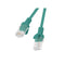 Stevige UTP-netwerkkabel categorie 5e Lanberg PCU5-20CC-0025-G Groen 25 cm
