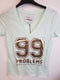 Dames T-shirt - 99 problems - mintgroen - mt L