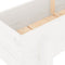 vidaXL - Plantenbak - verhoogd - 160x30x38 - cm - massief - grenenhout - wit