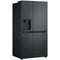 LG GSLC41EPPE - Amerikaanse koelkast - 635 liter - Ice & water dispenser - Essence matte black