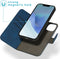 iMoshion Hoesje Geschikt voor iPhone 14 Hoesje Met Pasjeshouder - iMoshion Uitneembare 2-in-1 Luxe Bookcase - Blauw