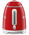 Smeg KLF05RDEU - Mini Waterkoker - 0,8L 1400W - Rood