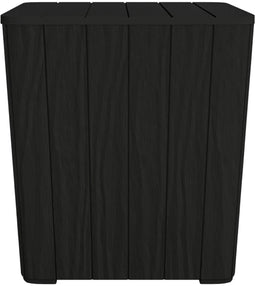 vidaXL - Tuintafel - met - afneembaar - deksel - polypropeen - zwart