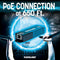 Intellinet 560962 - PoE injector - 1x Ethernet 1Gbps 1x Ethernet 100Mbps - Zwart