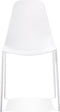 Alterego Feliz - Designer Stoel - Witte Binnen- & Buitenstoel - 52.5x48x88cm