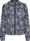 Only Play ONPMAJLI AOP LS HOOD JCK - Dames Sportjas - Ademend en vochtregulerend - Grijze slangenprint - Maat S