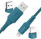 iMoshion Kabel - Lightning naar USB A - 2 meter - Stevig gevlochten materiaal - Donkerblauw