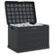 vidaXL - Tuinopbergbox - - - Antraciet, - 77,5 - x - 54,5 - x - 53 - cm, - Kunststof, - 170 - L