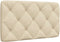 vidaXL - Hoofdbordkussen - 90 - cm - stof - crèmekleurig
