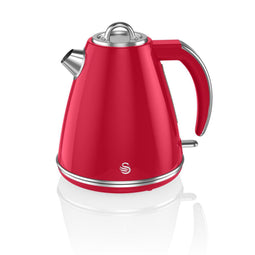 Swan Waterkoker Retro Rood 1.5 L