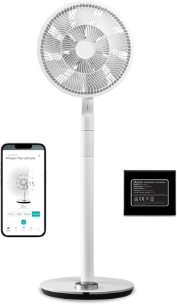 Duux Whisper Flex Ultimate - Ventilator - Draadloos met batterij - Wit