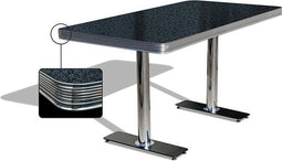 Bel Air Retro Eettafel TO-25W Blackstone