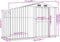 vidaXL - Tuinschuur - 277x93x179 - cm - gegalvaniseerd - staal - bruin