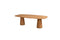 4so - Capri barrel dining table top natural teak 240x110x75 cm