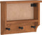 vidaXL - Wandkapstok - SANDNES - 45x12x35 - cm - massief - grenenhout
