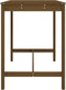 vidaXL Tuintafel 121x82,5x110 cm massief grenenhout honingbruin