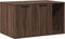 vidaXL - Kattenbakkast - 80x50x45 - cm - bewerkt - hout - bruin - eikenkleurig