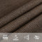 vidaXL - Zonnezeil - 160 - g/m² - 4/5x3 - m - HDPE - bruin