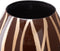 Vaas 21,5 x 21,5 x 36 cm Zebra Keramisch Gouden Bruin
