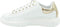 GUESS Salerno - Dames Sneakers - Gouden achterkant - Wit/Goud - Maat 39