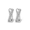 TI SENTO Dames Oorbellen - 925 zilver - Zirconia wit - 7667ZI