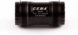 Cema Bracketas T47 PRAXIS M30-RVS-Zwart