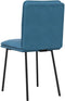 vidaXL - Eetkamerstoelen - 2 - st - fluweel - blauw