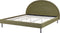 MARGUT - Bed - Groen - 180 x 200 cm - Bouclé