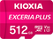 Kioxia Exceria Plus - microSDXC 512GB - UHS-I Class 10 A1 U3 V30 - Lezen 100MB/s