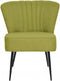 vidaXL Cocktailstoel stof groen
