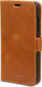 Dbramante1928 iPhone XS Max - Flip cover - Magneetsluiting en ruimte voor pasjes - Cognac